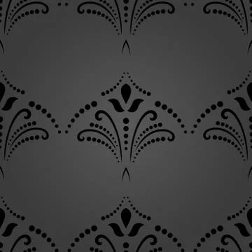 Floral Fine Seamless Pattern Stock Illustration