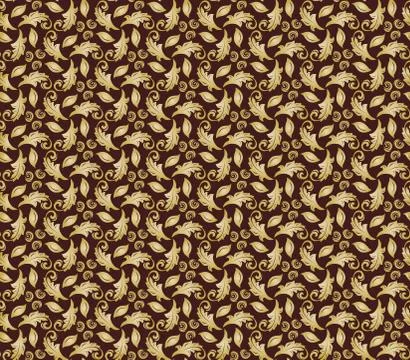 Floral Fine Seamless Pattern Stock Illustration