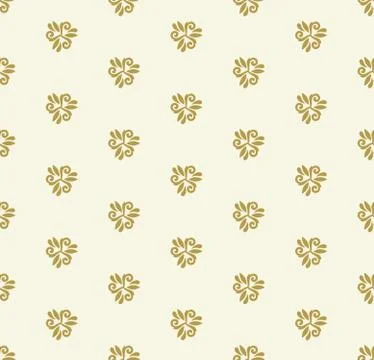 Floral Fine Seamless Pattern Stock Illustration