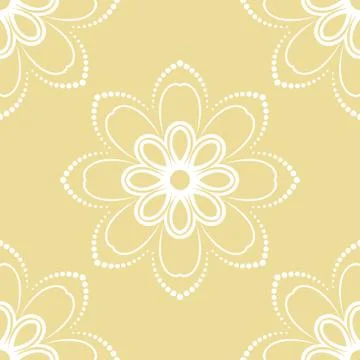 Floral Fine Seamless Pattern Illustrazione stock