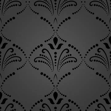 Floral Fine Seamless Pattern Stock Illustration