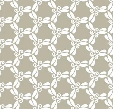 Floral Fine Seamless Pattern Stock Illustration