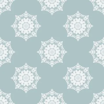 Floral Fine Seamless Pattern Illustrazione stock