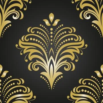 Floral Fine Seamless Vector Pattern Stock Illustration