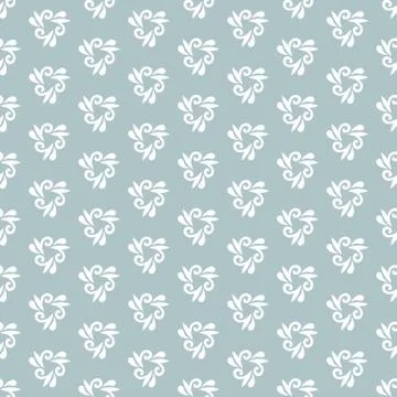 Floral Fine Seamless Vector Pattern Stock Illustration