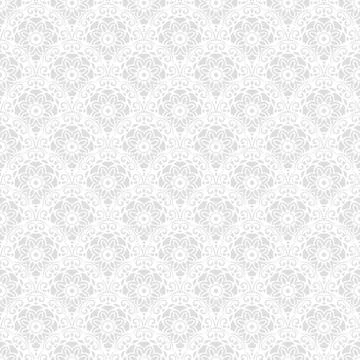 Floral Fine Seamless Vector Pattern Stock Illustration
