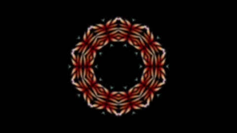 Floral fluid waves. Seamless looping. Stock Footage 260793024