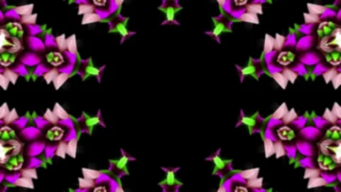 Floral fluid waves. Seamless looping. Stock Footage 260793323