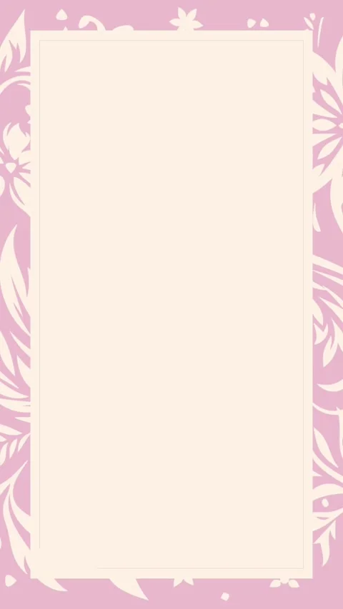 Floral Frame Design for Invitations and Greetings. Video stock 320753236