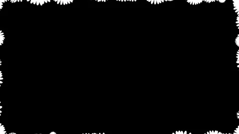 Floral frame Video stock 75969342