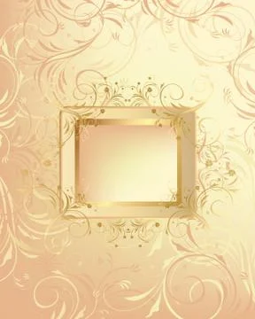 Floral frame Stock Illustration