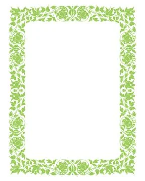 Floral frame Stock-Illustration