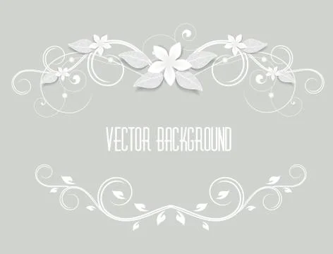 Floral frame Stock Illustration