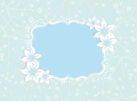 Floral frame Stock Illustration
