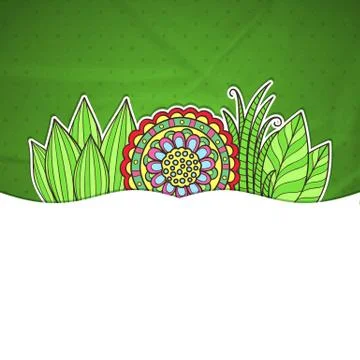 Floral frame Stock Illustration