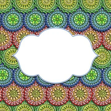 Floral frame Stock Illustration