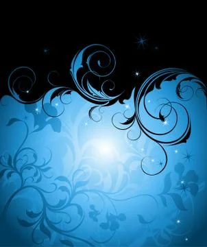 Floral frame Stock Illustration