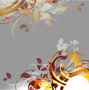 Floral frame Stock Illustration