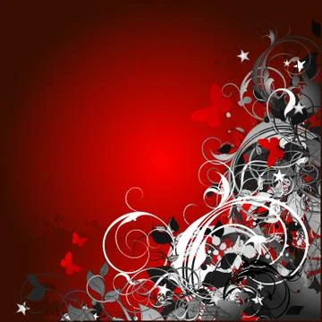 Floral frame Illustrazione stock