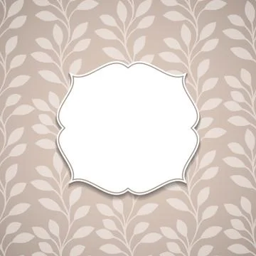 Floral Frame Stock Illustration