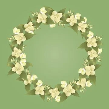 Floral frame Stock Illustration