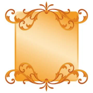 Floral frame Stock Illustration