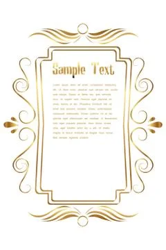 Floral frame Stock Illustration