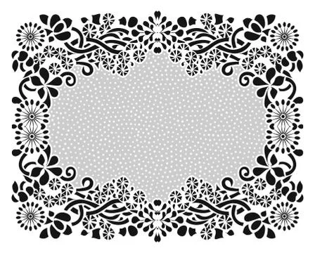 Floral frame Stock Illustration