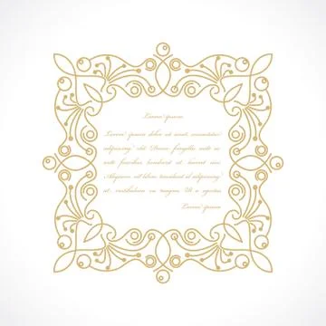 Floral frame Stock Illustration