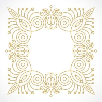 Floral frame Stock Illustration