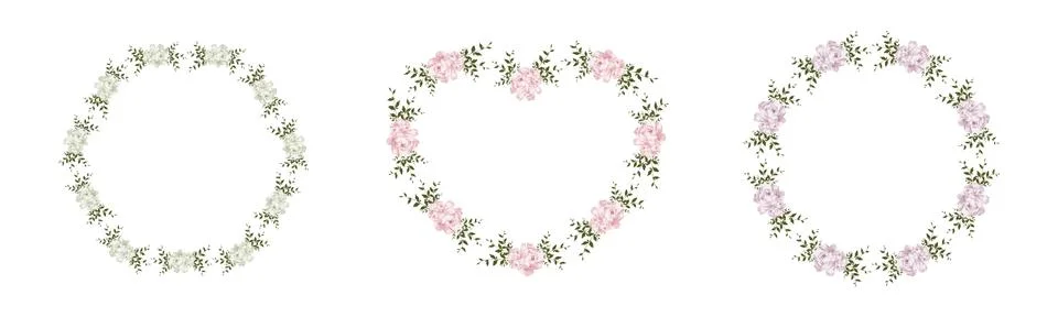 Floral frame. Stock Illustration