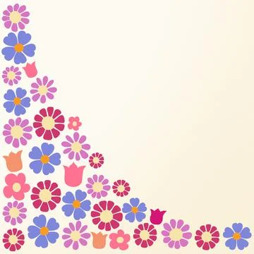 Floral Frame Stock Illustration