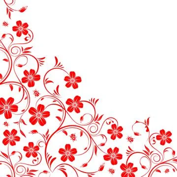 Floral Frame Illustrazione stock