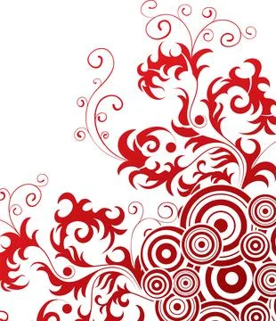 Floral frame Illustrazione stock