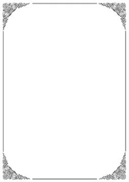 Floral frame Stock Photos