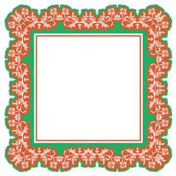 Floral frame vector Stock Illustration