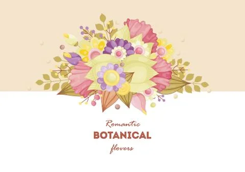 Floral frames for invitations, cards. Stock Illustration