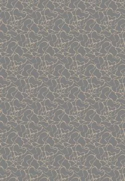 Floral geometric seamless pattern. Hand drawn beige graphic outline flowers Stock Illustration