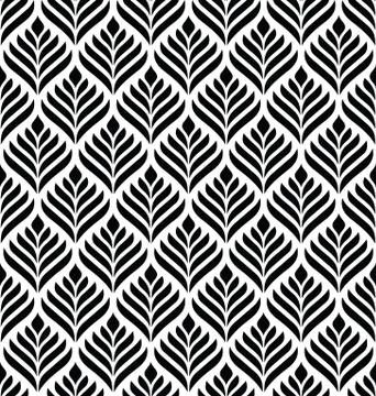 Floral geometric seamless pattern Stock-Illustration