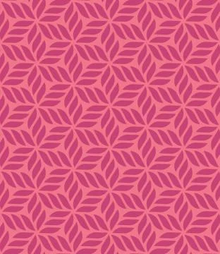 Floral geometric seamless pattern Stock Illustration