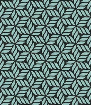 Floral geometric seamless pattern Stock-Illustration