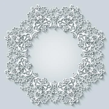 Floral hand drawn vector border. Frame design. 스톡 일러스트