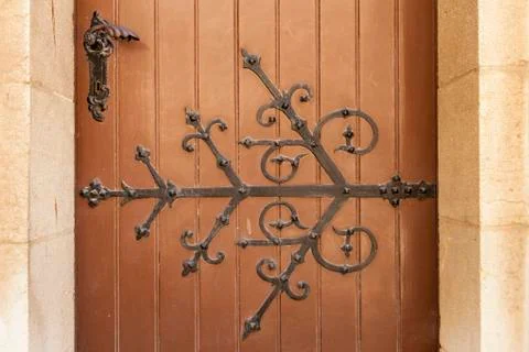 Floral Hinge Stock Photos