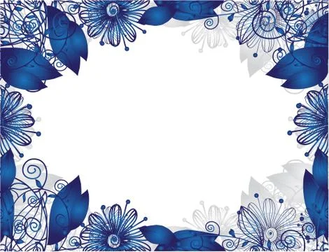 Floral invitation Stock Illustration