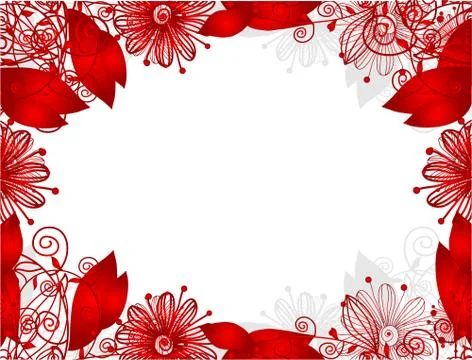 Floral invitation Stock Illustration