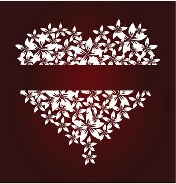 Floral invitation Stock Illustration