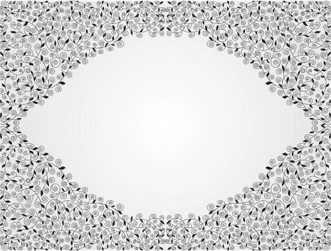 Floral invitation Stock Illustration