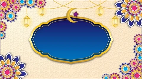 Floral islamic seamless pattern background Vidéo 273072961