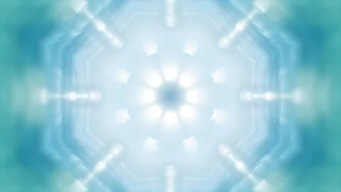 Floral Kaleidoscope Background Stock Footage 264652082