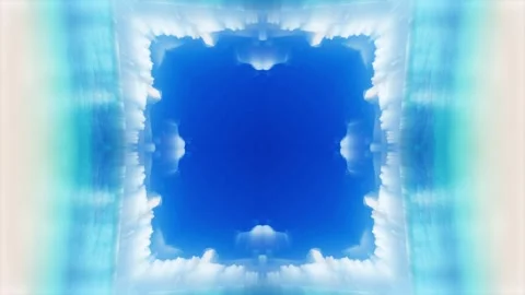 Floral Kaleidoscope Background Stock Footage 264652133